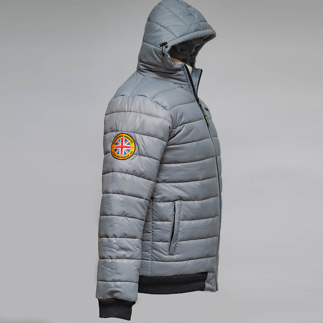 Puffer jacket grey