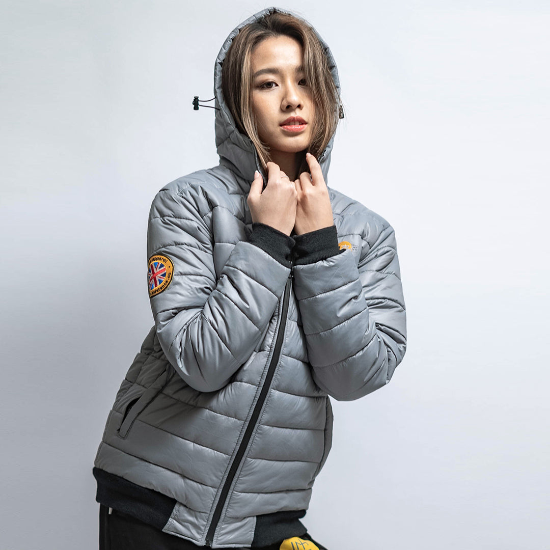 Puffer jacket grey