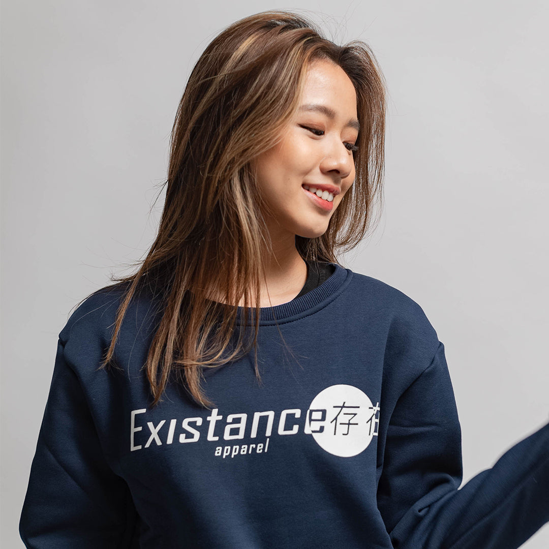 Navy Blue Crewneck sweatshirt (unisex)